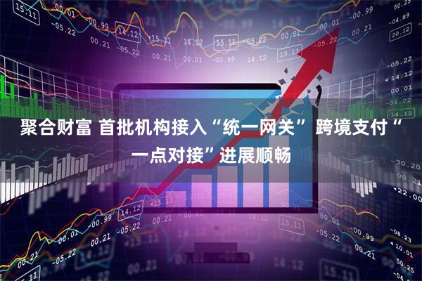 聚合财富 首批机构接入“统一网关” 跨境支付“一点对接”进展顺畅
